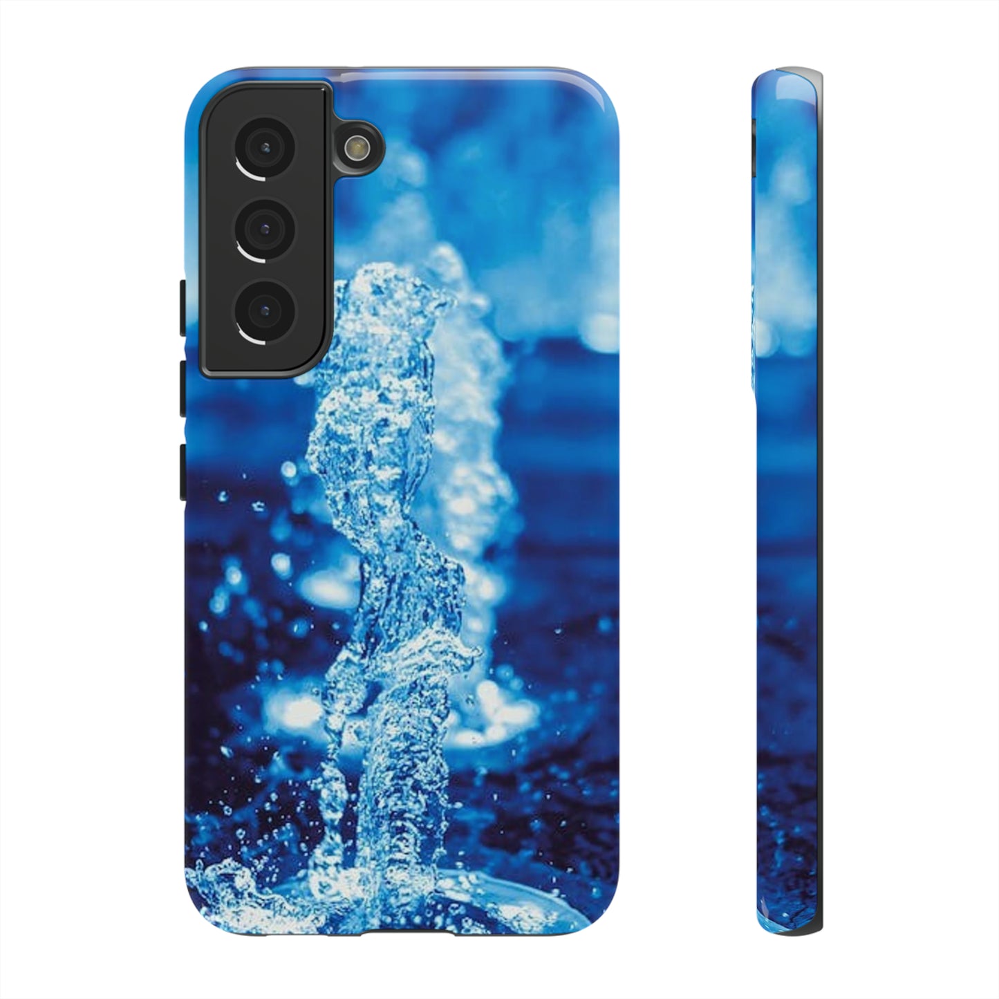 Samsung Case, Blue Splash (Samsung S10 - Samsung S23)