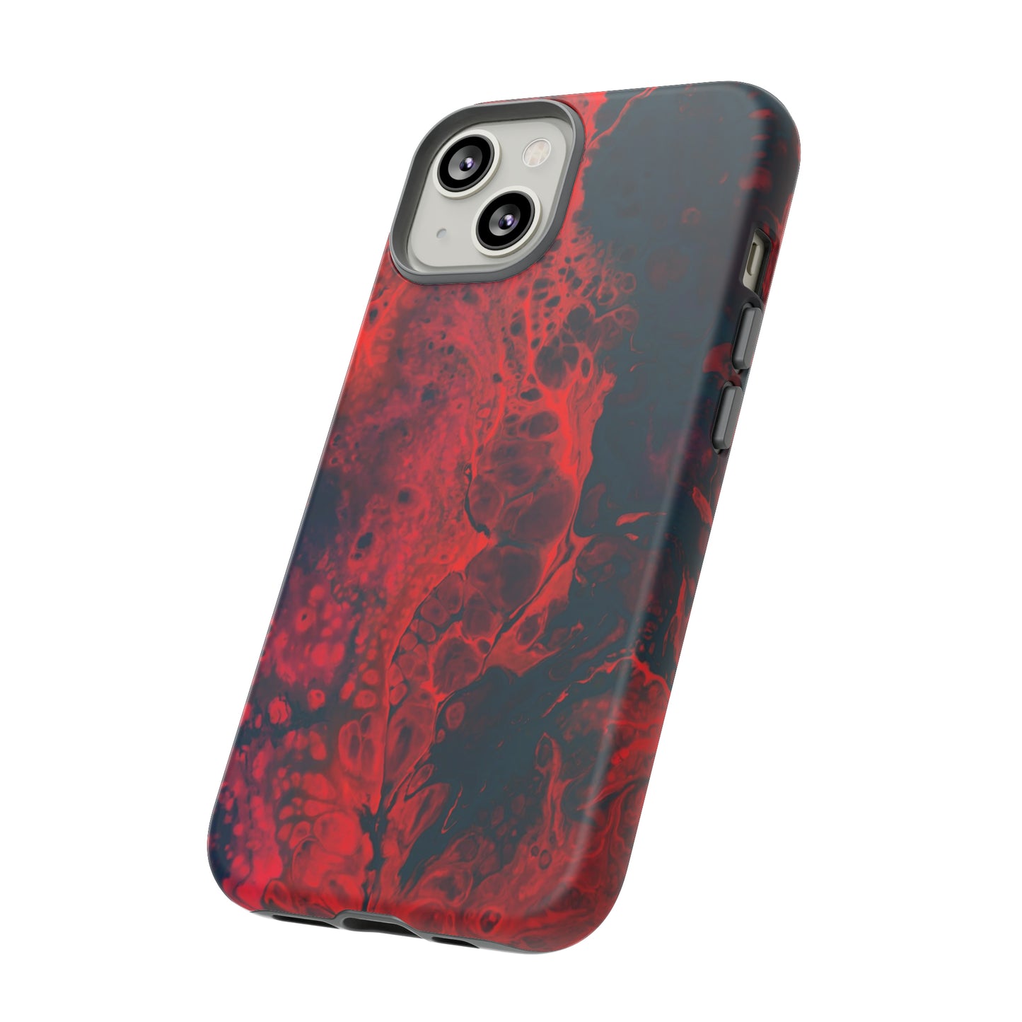 iPhone Cases, Red Waves (iPhone 8 - iPhone 15)