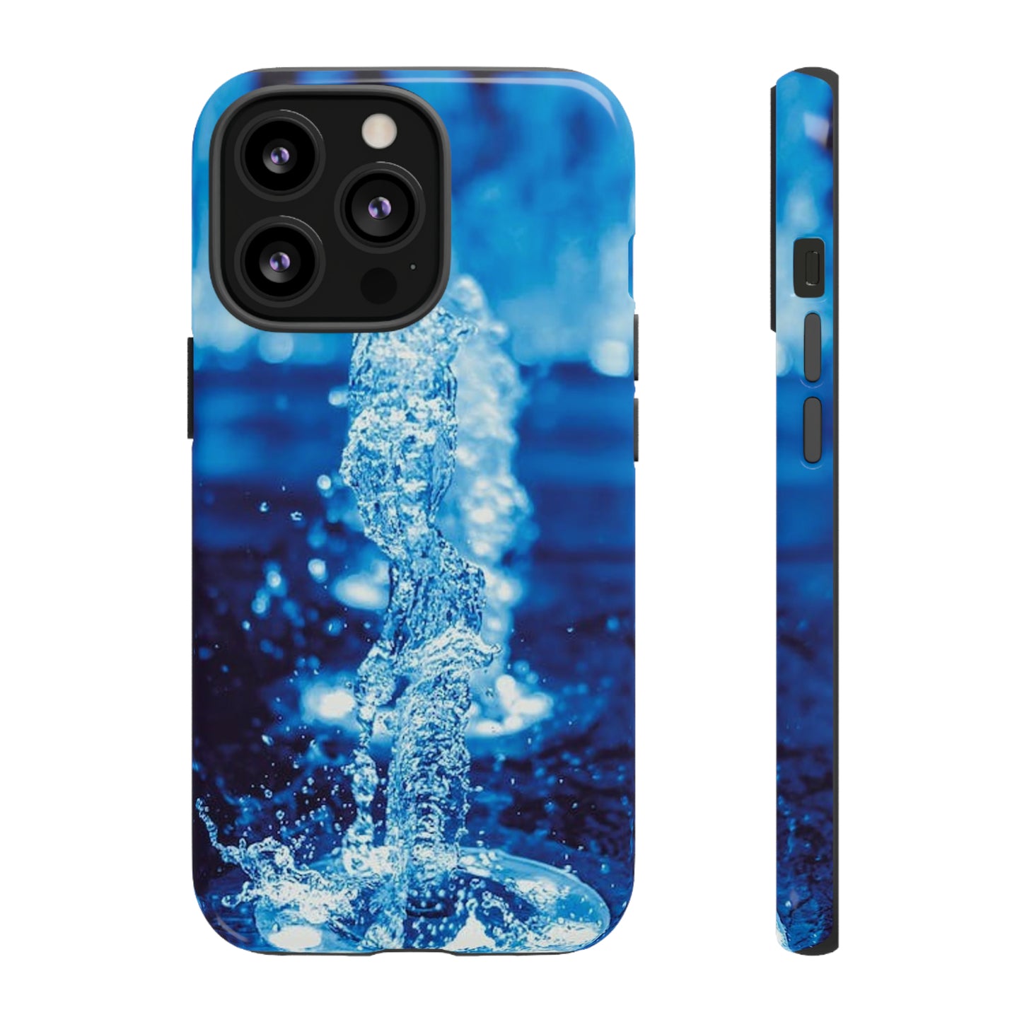 iPhone Cases, Blue Splash (iPhone 8 - iPhone 15)