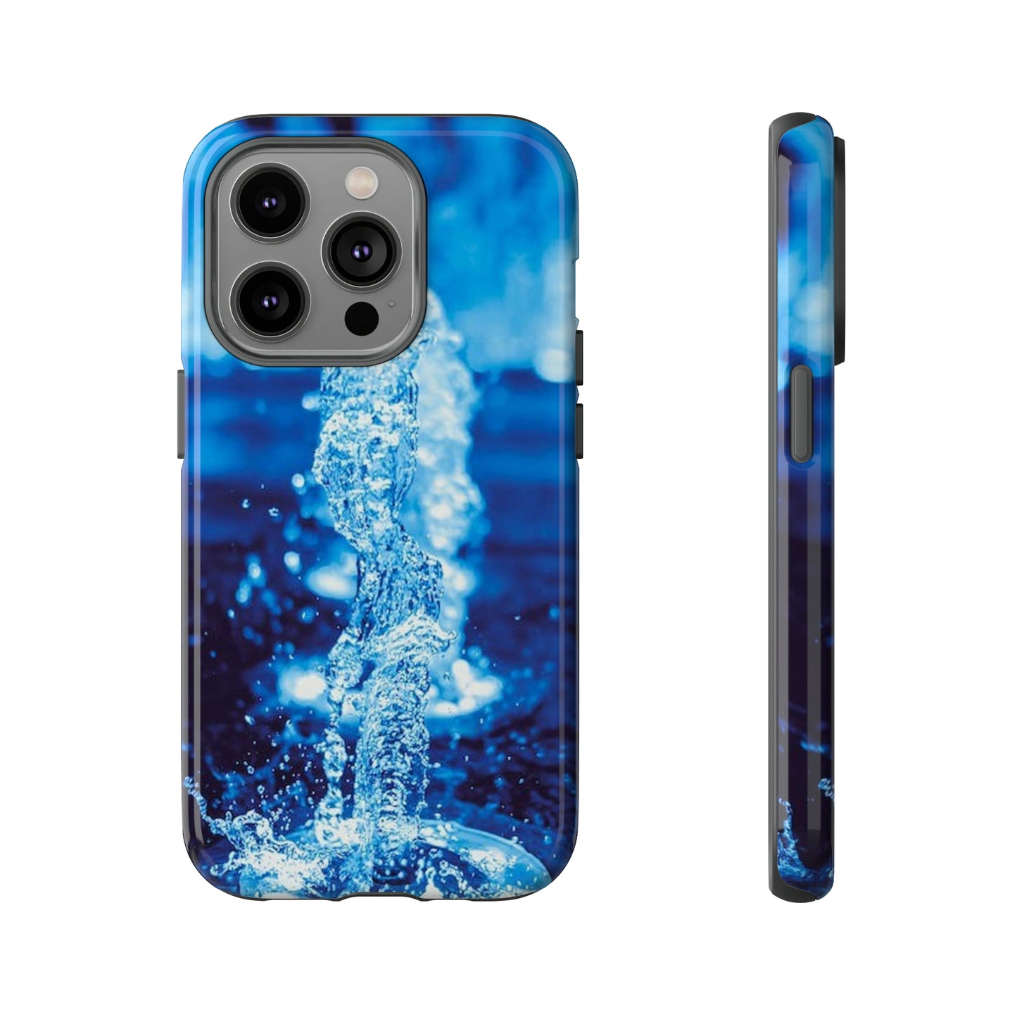iPhone Cases, Blue Splash (iPhone 8 - iPhone 15)