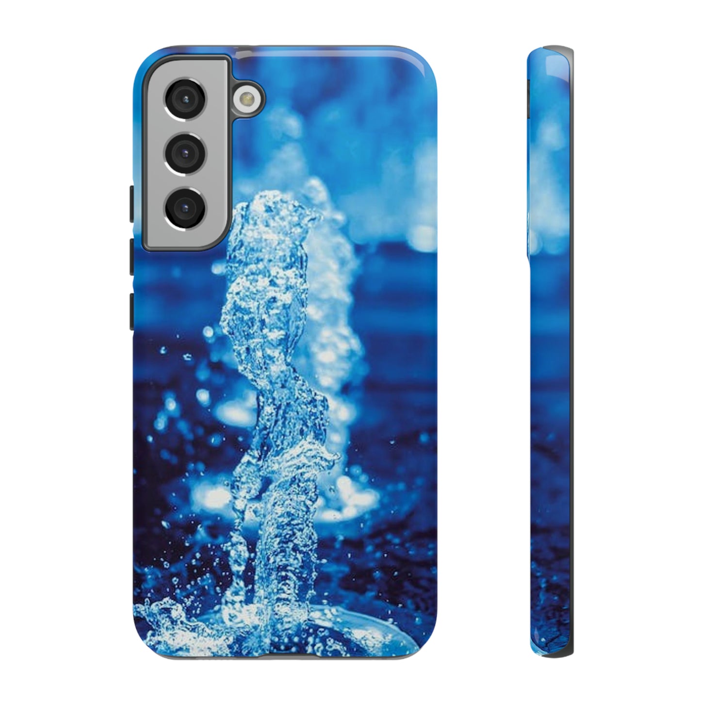 Samsung Case, Blue Splash (Samsung S10 - Samsung S23)
