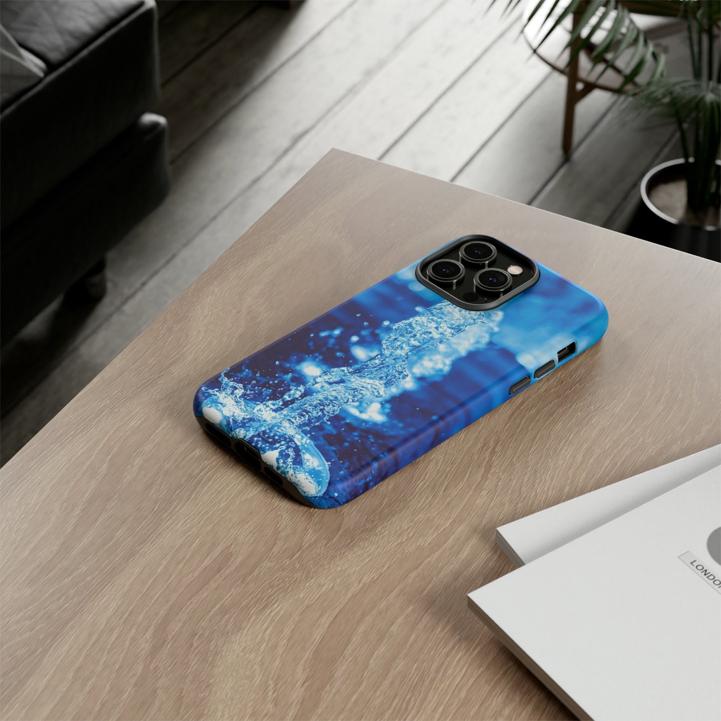 iPhone Cases, Blue Splash (iPhone 8 - iPhone 15)