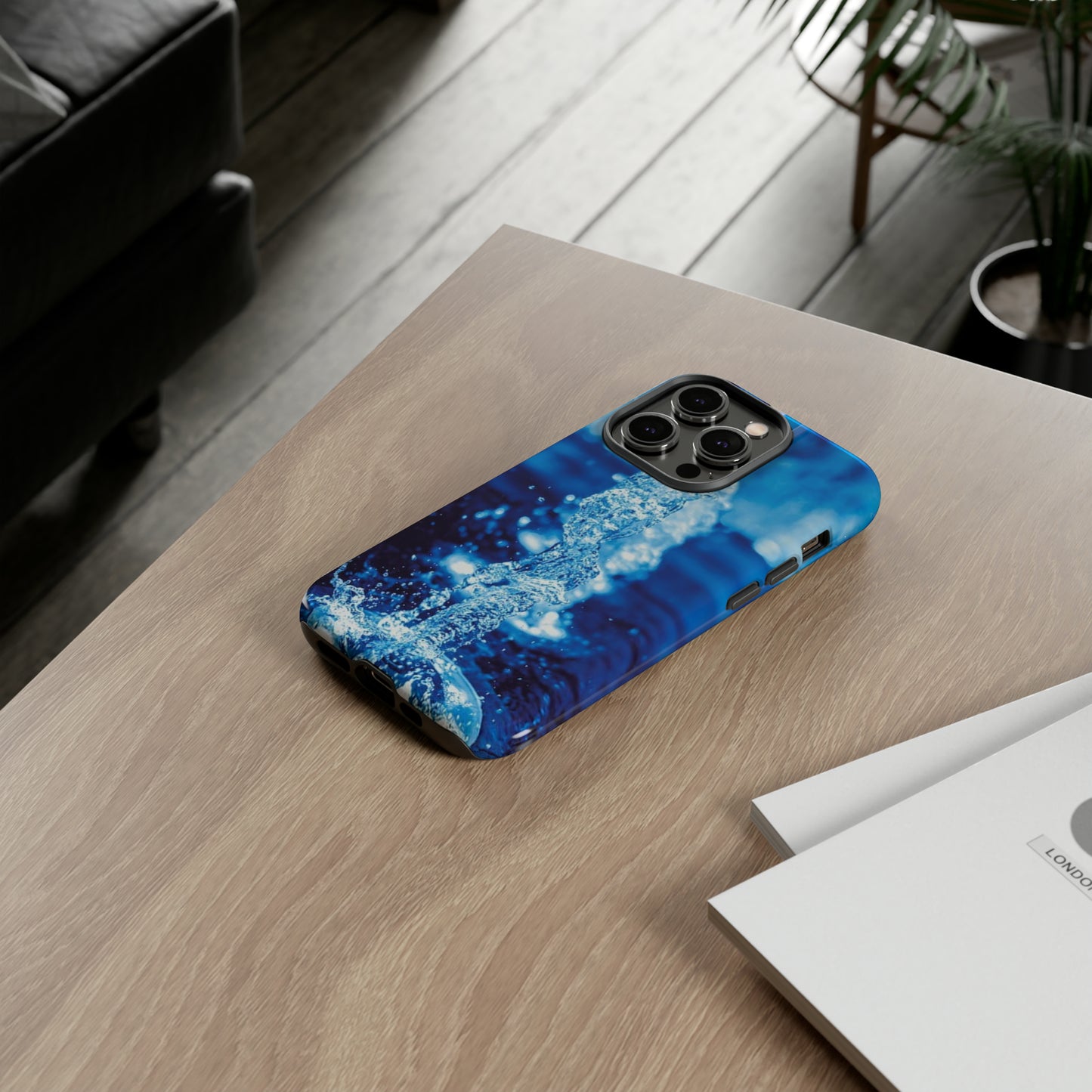 iPhone Cases, Blue Splash (iPhone 8 - iPhone 15)