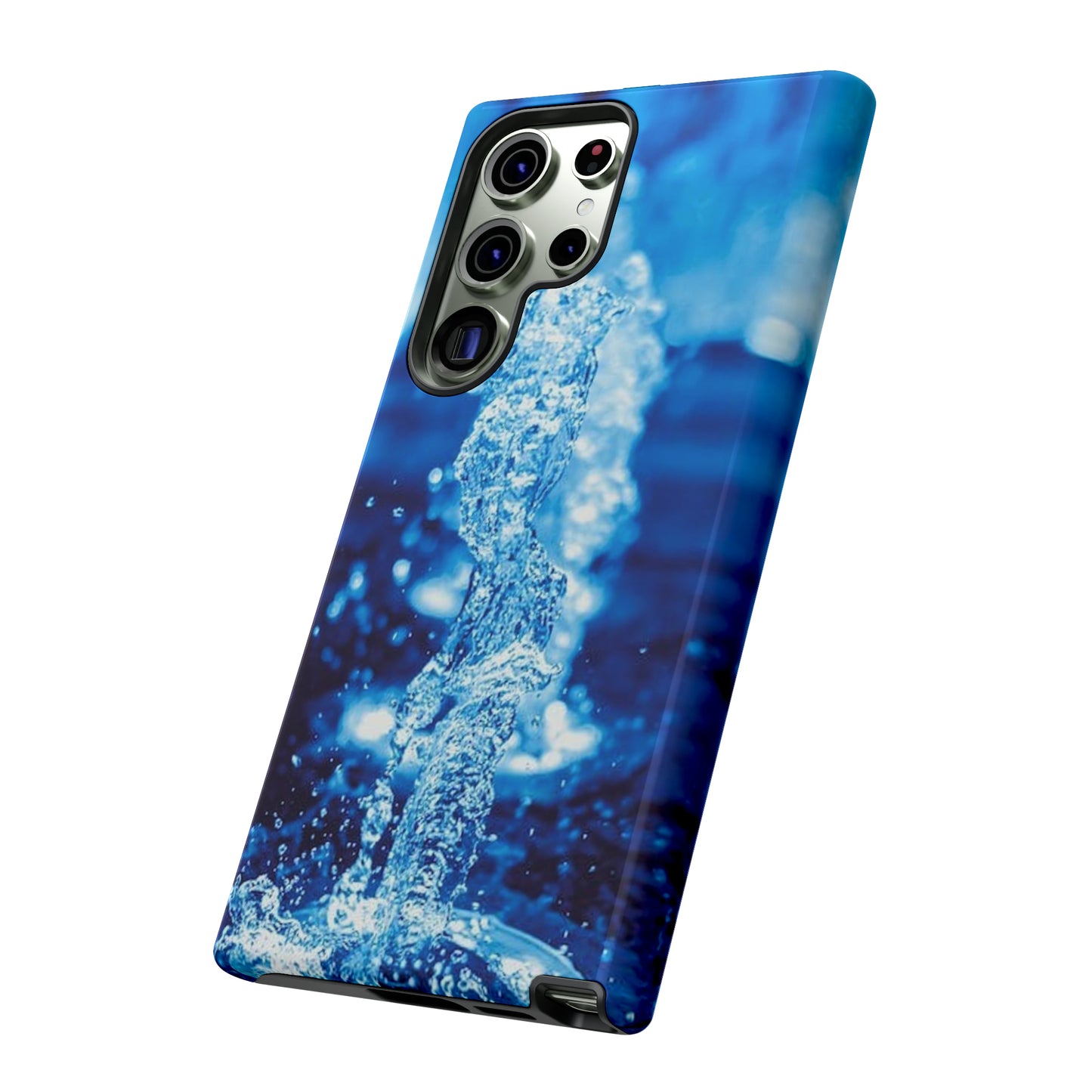 Samsung Case, Blue Splash (Samsung S10 - Samsung S23)