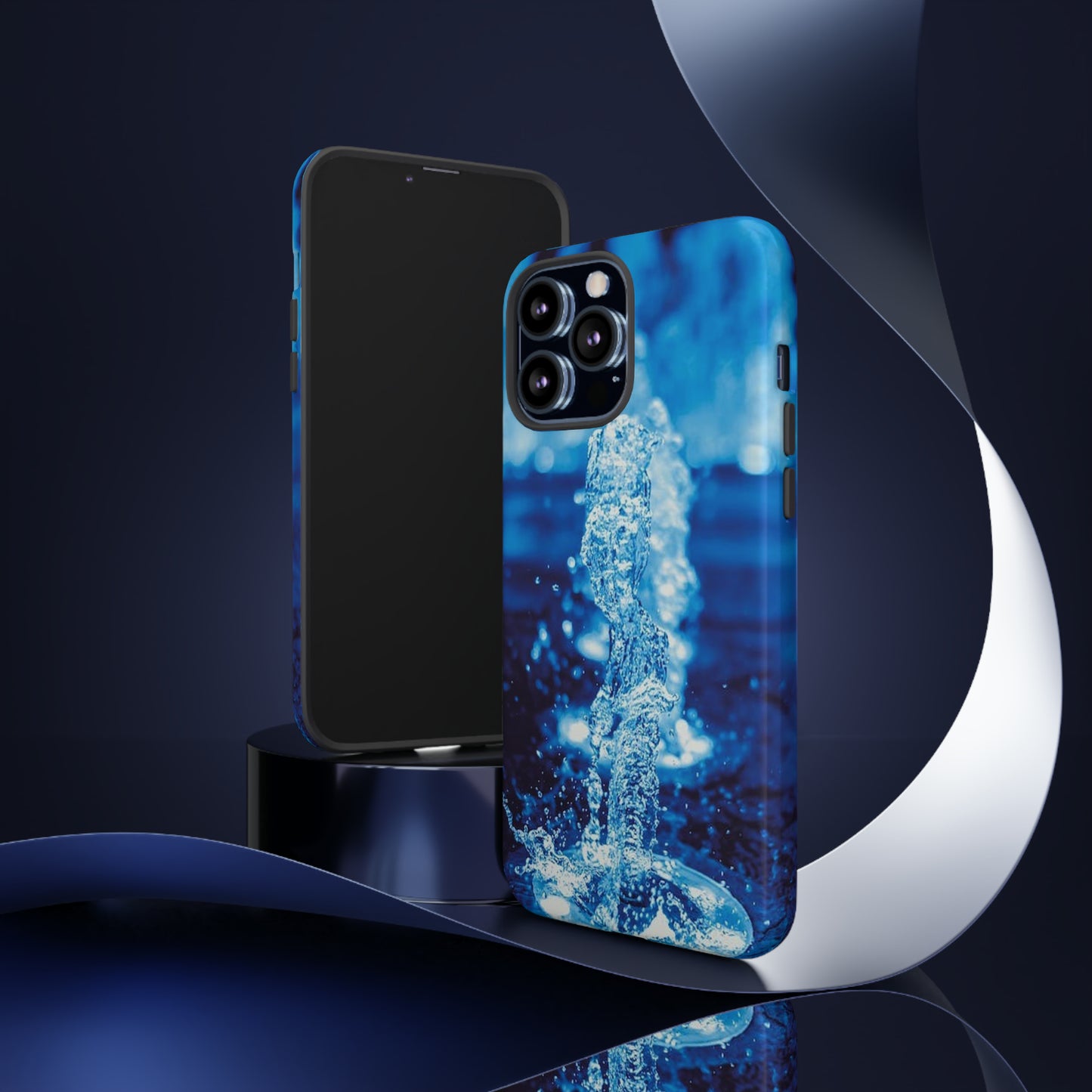 iPhone Cases, Blue Splash (iPhone 8 - iPhone 15)