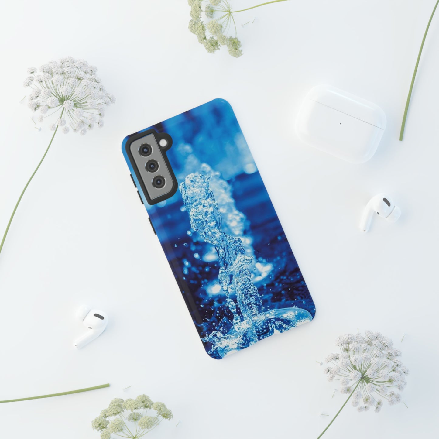 Samsung Case, Blue Splash (Samsung S10 - Samsung S23)