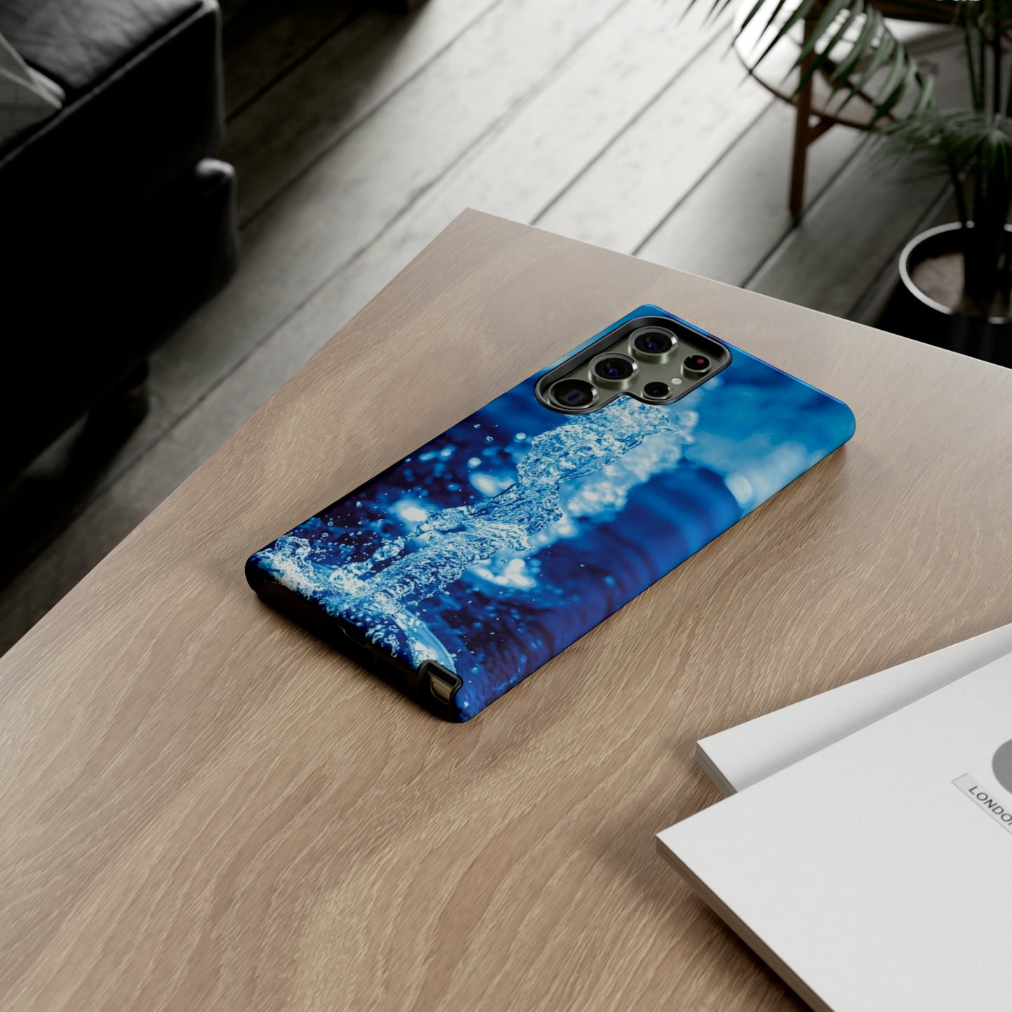 Samsung Case, Blue Splash (Samsung S10 - Samsung S23)