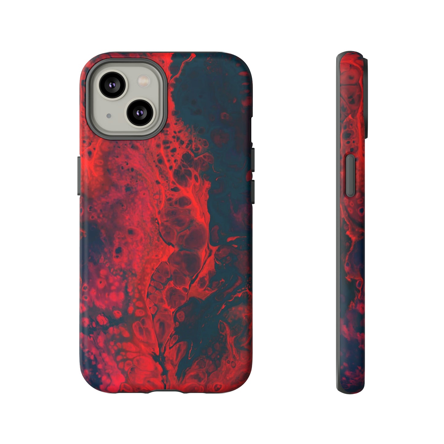 iPhone Cases, Red Waves (iPhone 8 - iPhone 15)