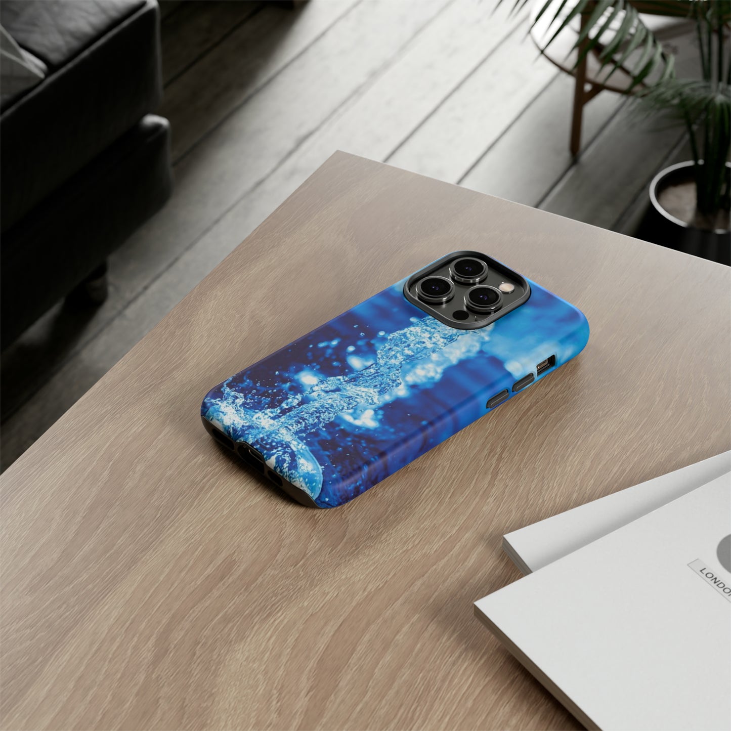 iPhone Cases, Blue Splash (iPhone 8 - iPhone 15)