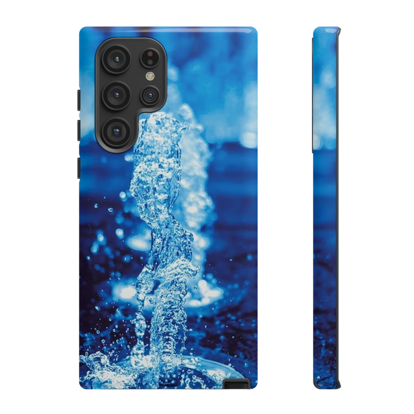 Samsung Case, Blue Splash (Samsung S10 - Samsung S23)