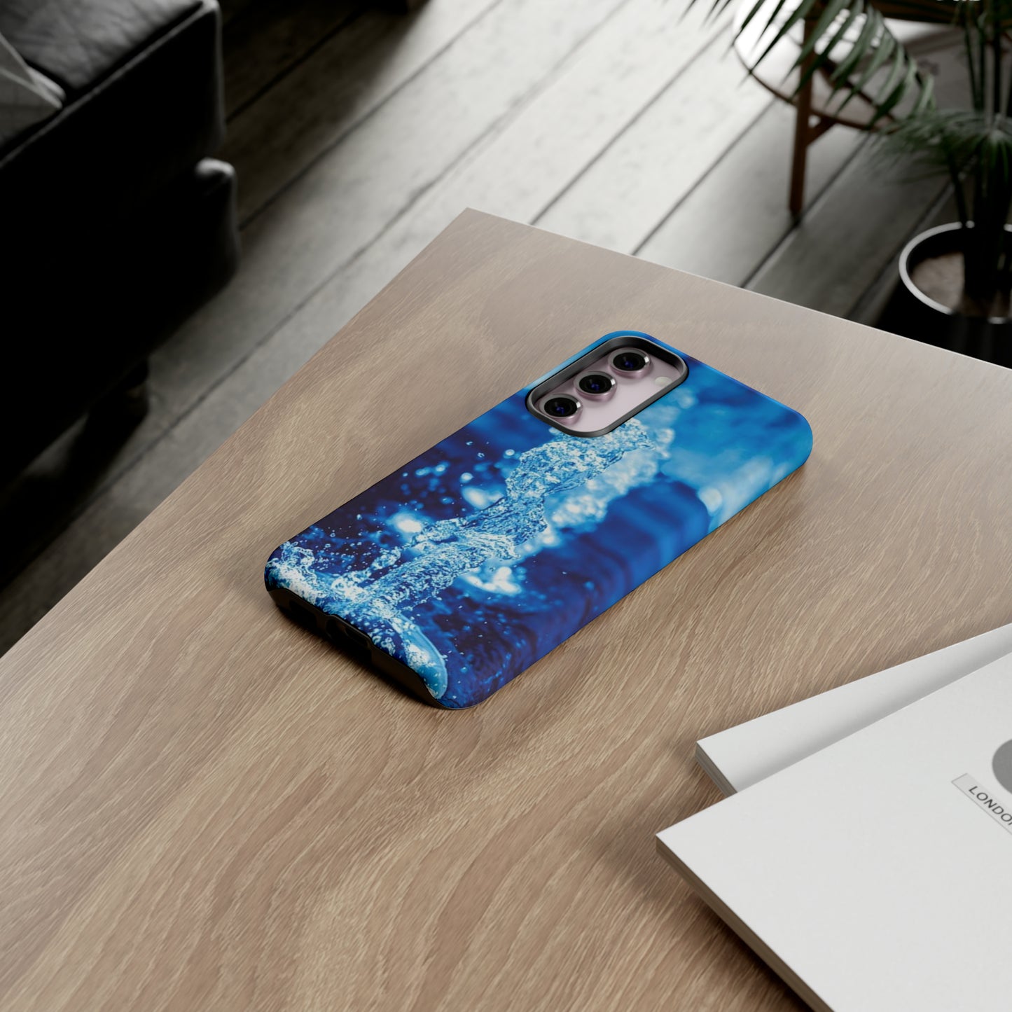 Samsung Case, Blue Splash (Samsung S10 - Samsung S23)