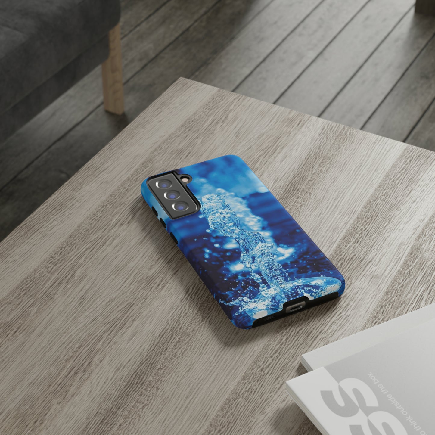 Samsung Case, Blue Splash (Samsung S10 - Samsung S23)
