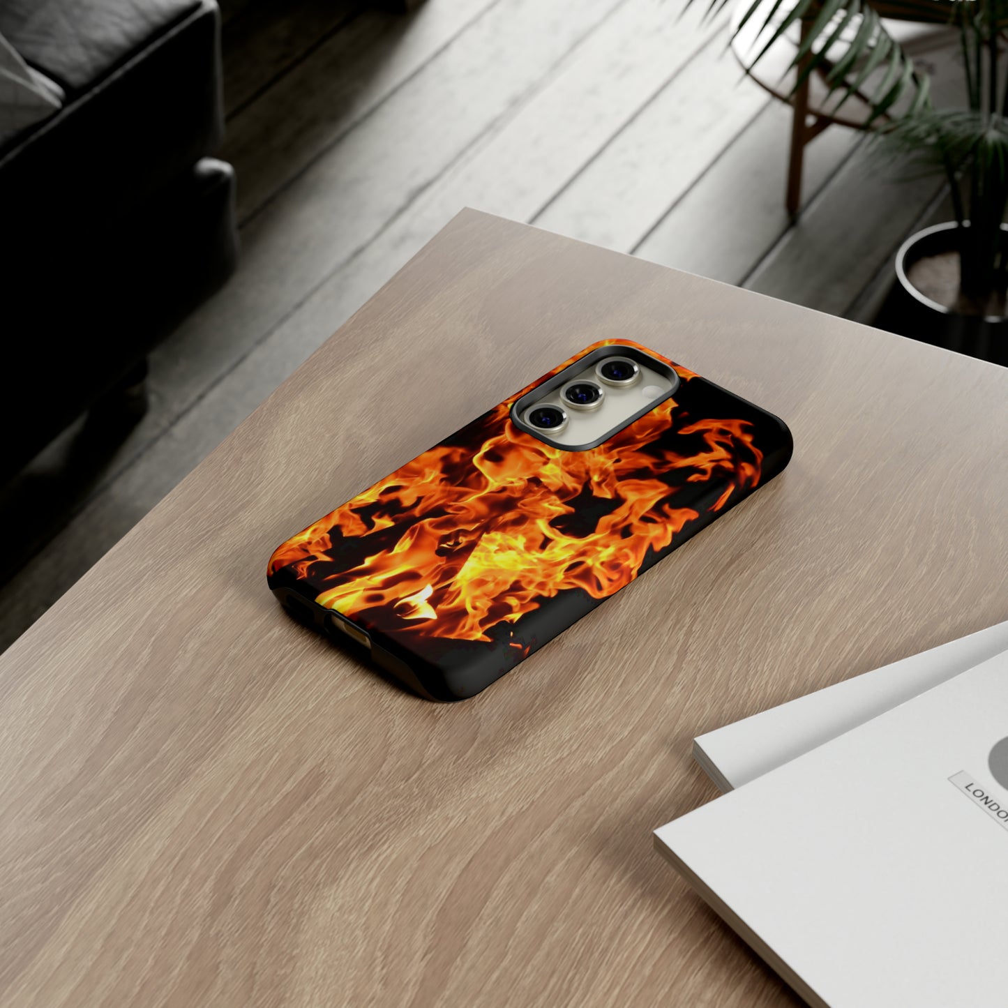 Samsung Case, Flames (Samsung S10 - Samsung S23)