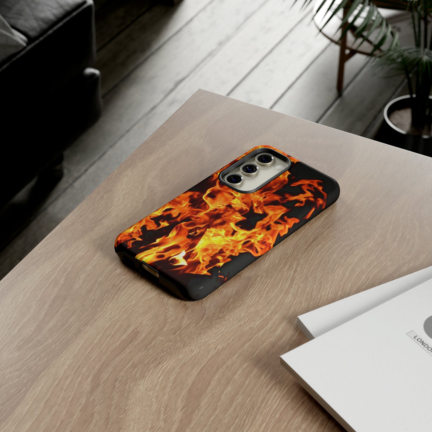 Samsung Case, Flames (Samsung S10 - Samsung S23)