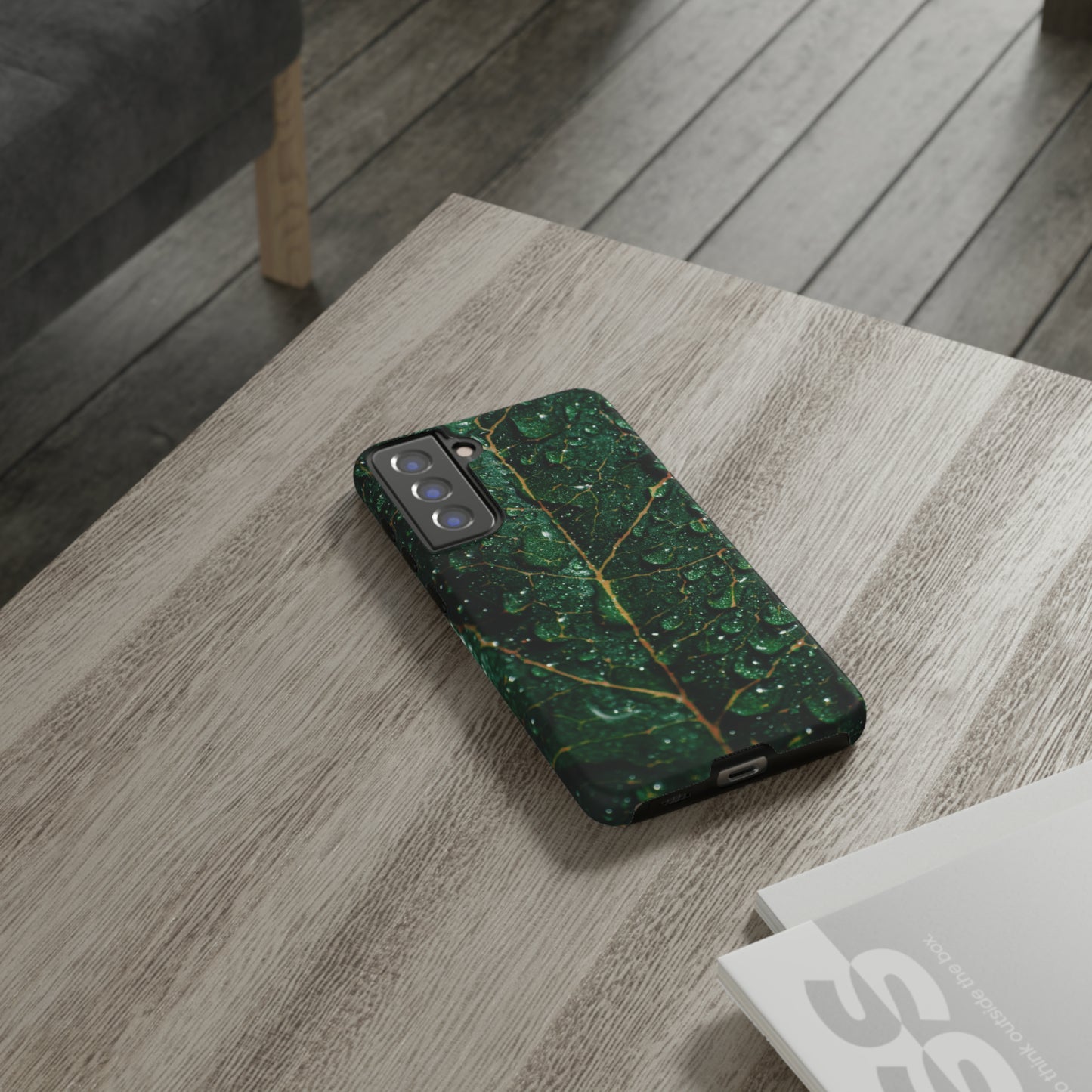 Samsung Case, Wet Leaf (Samsung S10 - Samsung S23)