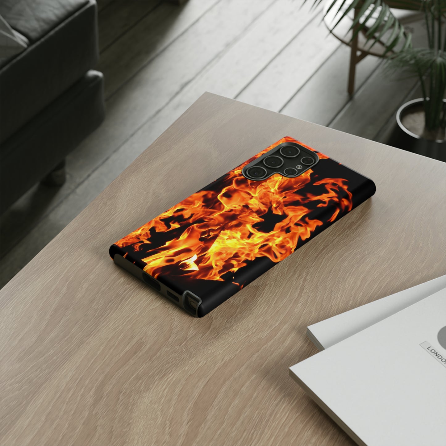 Samsung Case, Flames (Samsung S10 - Samsung S23)