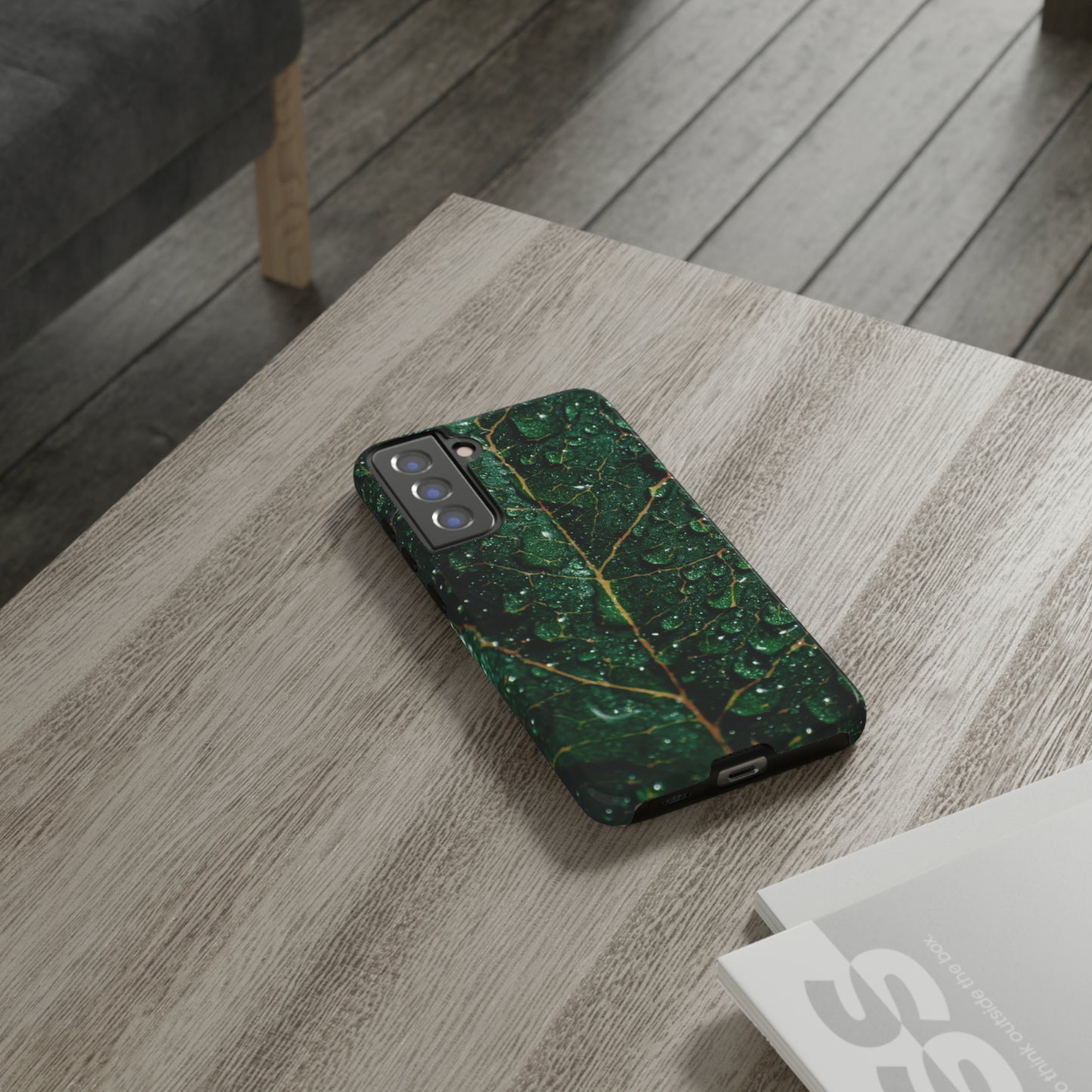 Samsung Case, Wet Leaf (Samsung S10 - Samsung S23)