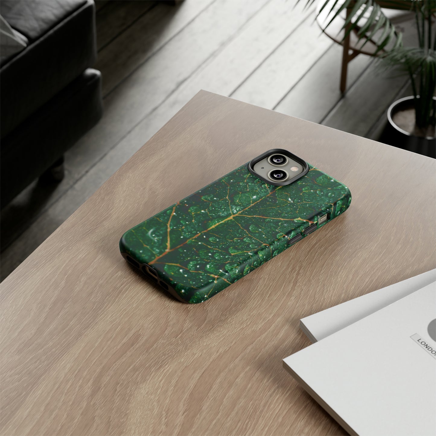 iPhone Cases, Wet Leaf (iPhone 8 - iPhone 15)