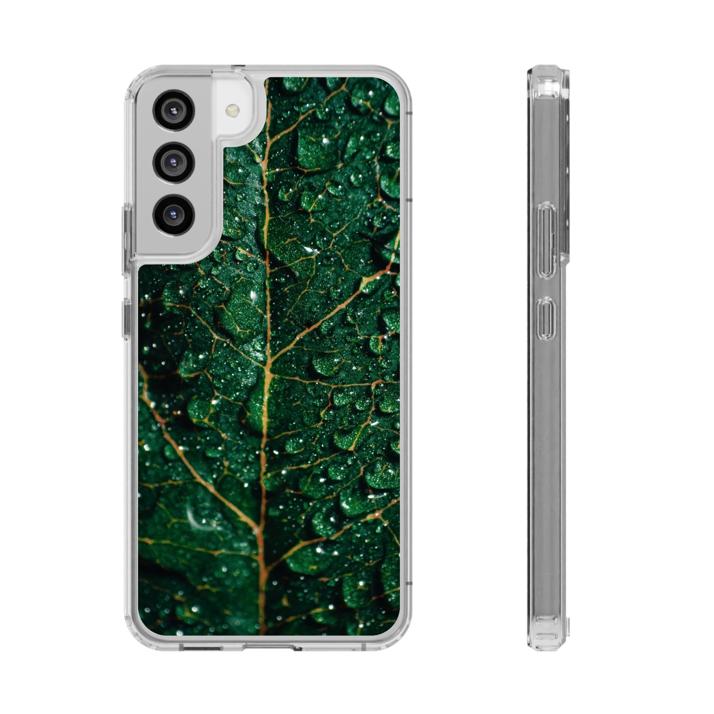 Samsung Case, Wet Leaf (Samsung S21 - Samsung S22)