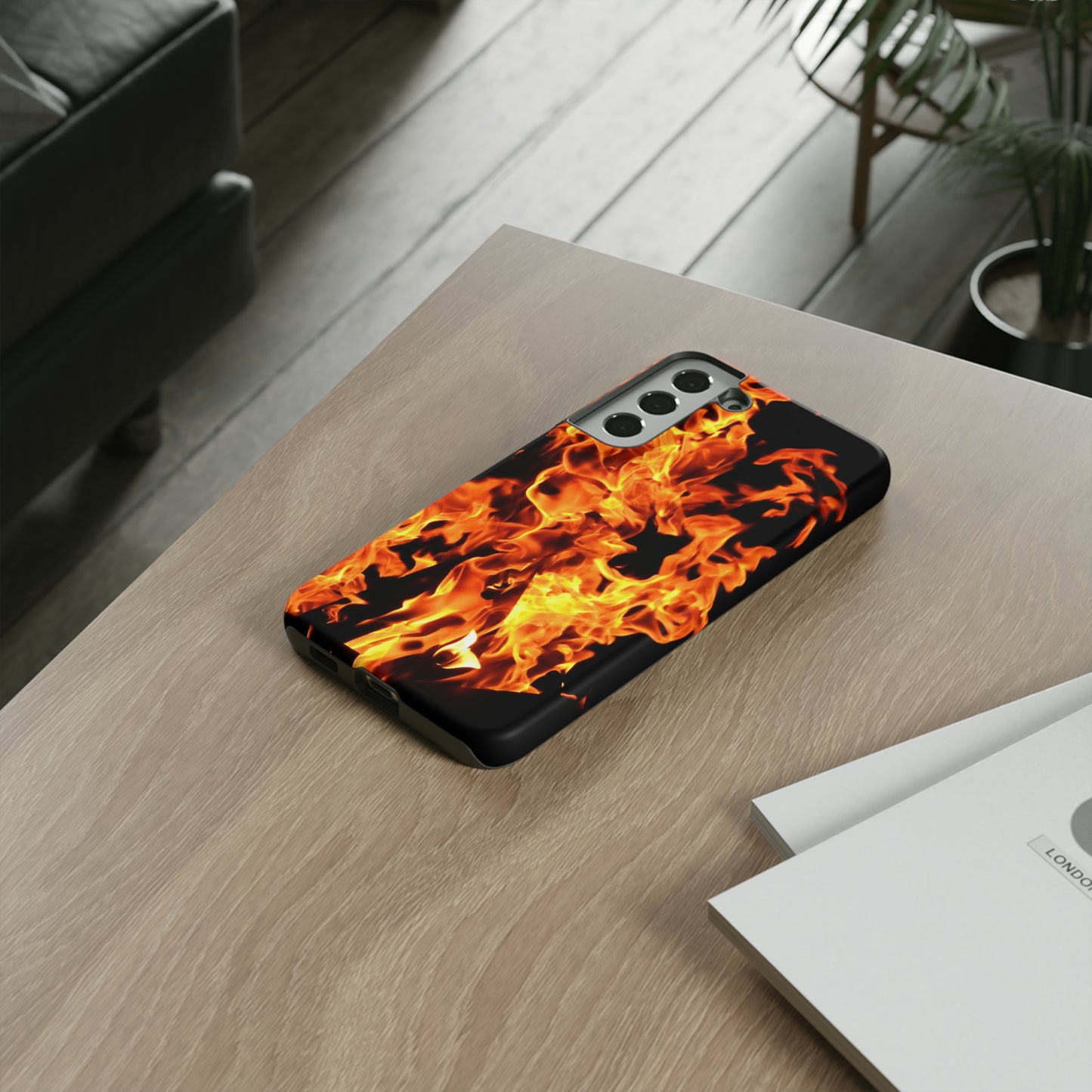 Samsung Case, Flames (Samsung S10 - Samsung S23)