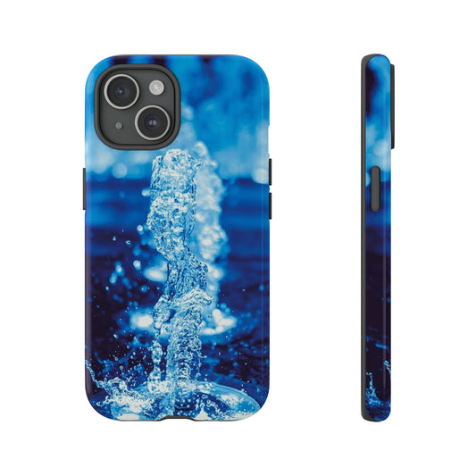 iPhone Cases, Blue Splash (iPhone 8 - iPhone 15)