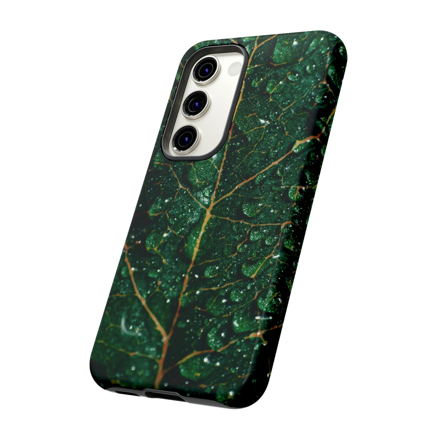 Samsung Case, Wet Leaf (Samsung S10 - Samsung S23)