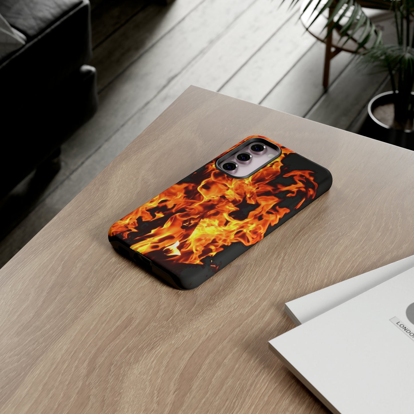 Samsung Case, Flames (Samsung S10 - Samsung S23)