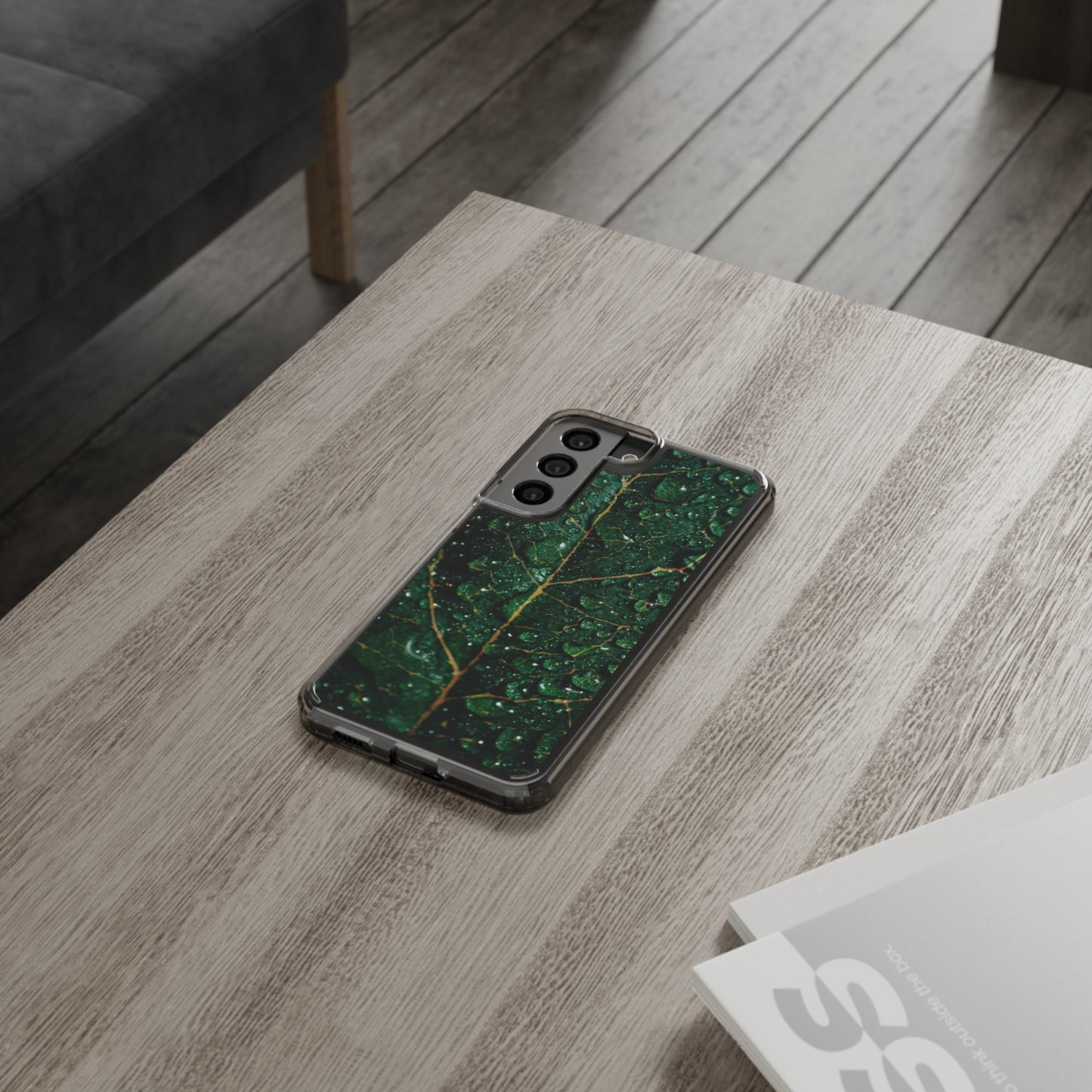 Samsung Case, Wet Leaf (Samsung S21 - Samsung S22)