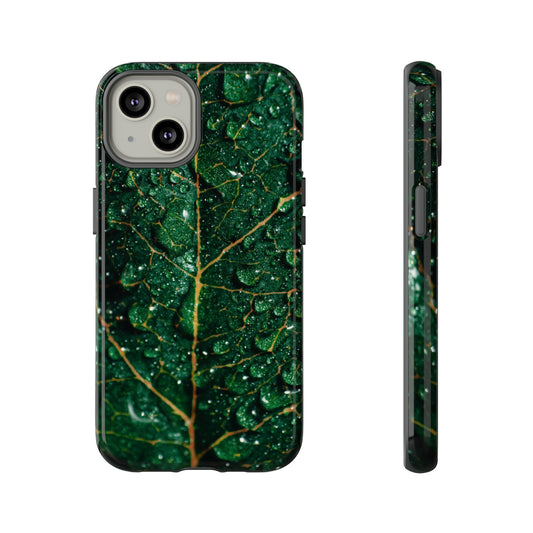 iPhone Cases, Wet Leaf (iPhone 8 - iPhone 15)