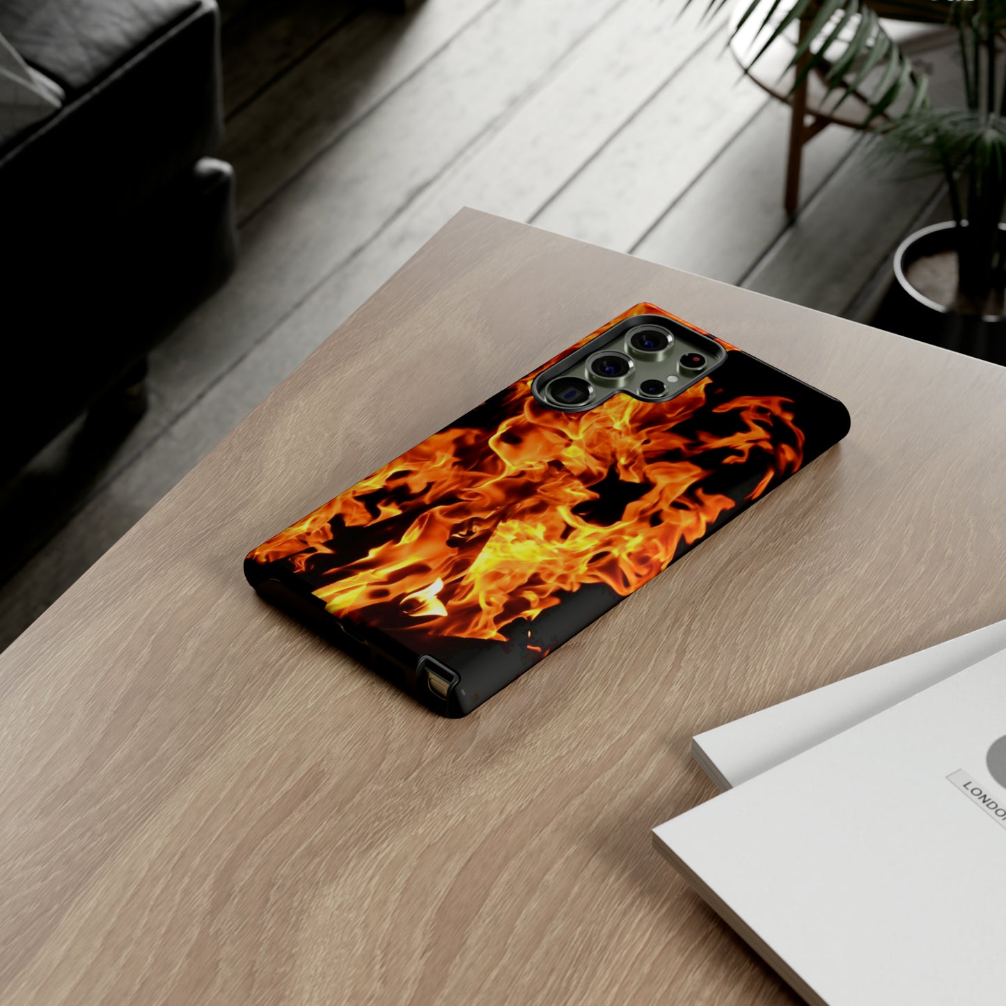 Samsung Case, Flames (Samsung S10 - Samsung S23)