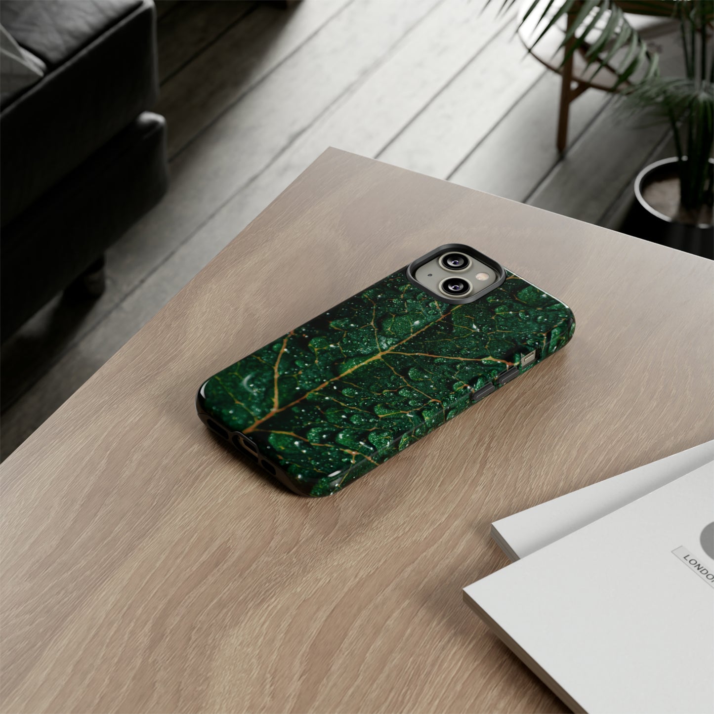 iPhone Cases, Wet Leaf (iPhone 8 - iPhone 15)